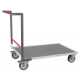 Chariot FLATPACK™ dossier fixe 1200 x 800 mm plateau tôle roues TPE 400 kg - 804723340