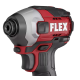 Visseuse à percussion FLEX 18V - Sans batterie, ni chargeur - Avec réserve d'embouts - 520756 