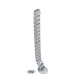 Colonne passe-câbles Pipe 4, Plastique, Peint aluminium