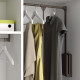 Penderie rabattable pour armoire Hang, Acier et Plastique couleurs & dimensions au choix