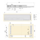 Kit de tiroir Vertex hauteur 178 mm - Dimensions au choix 