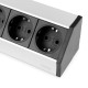 Multiconnecteur V Dock, Anodisé mat, Plastique et Aluminium 