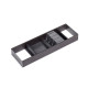 Orderbox Porte-couteau pour tiroir, 150x470mm, Acier et Bois, Gris antracite