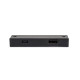 Connecteur USB A+C Linky (81x12mm), 5V DC 2A (10W), Plastique noir, Plastique 