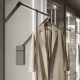 Penderie rabattable pour armoire Sway,  Acier, Aluminium et Plastique, Peint en titane, dimension au choix 