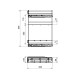 Porte-bouteilles extractible TitaneMax avec fermeture à amortie, gauche, 3 plateaux, module 150mm, Acier, Gris Anthracite 