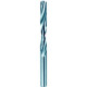 Foret hélicoïdal à queue cylindrique, en acier à coupe rapide, type H, DIN 338, surface sans revêtement, Ø h8 : 6,20 mm, Long. totale 101 mm