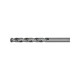 Foret hélicoïdal avec queue cylindrique courte, en acier à coupe rapide à 5 % de cobalt, type Ti, DIN 338, surface sans revêtement, Ø h8 : 4,70 mm