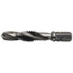 Foret taradeur à queue hexagonale 1/4'', Filetage : M4, Pas 0,70 mm, Ø du foret hélicoïdal 3,3 mm, Long. totale : 39 mm