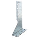 Support U ailes extérieures gauche galvanisé 25x140 Alberts - 331559