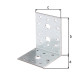 Equerre inégale d'assemblage 60x80x60 Galva Alberts - 334352 