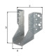 Sabot support U ailes extérieur 76x152 Galva Alberts - 335168 