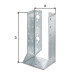 Sabot support U ailes intérieures 64x128 Galva Alberts - 335229 