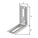 Equerre 2 pans 90 degrés 70x70x30 Galva Alberts - 339913 