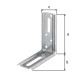 Equerre 2 pans 90 degrés 80x70x30 Galva Alberts - 339920 