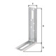 Equerre 2 pans 90 degrés 120x70x30 Galva Alberts - 339944 
