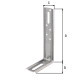 Equerre 2 pans 90 degrés 140x70x30 Galva Alberts - 339968 