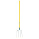 Fourche à fumier à douille - 4 dents - Manche bois - LEBORGNE - 421301
