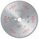 Lame faible épaisseur trapèze plate pour plastiques freud - ø255 2,2/1,6 al25,4 z100 tp+ - f03fs05172 -lu4b 0400