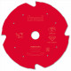 Lame diamant pour scie circulaire portative sans fil freud - ø160 1,8/1,2 al20 z4 td 10° - f03fs10095 -fr06f002hc