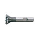 Fraise conique, forme C, 60°, Ø d1 - js16 : 28,0 mm, Long. totale l1 80 mm, Hauteur de coupe b - js 14 11,0 mm, Ø queue d2 - h6 : 16 mm, Dents : 10