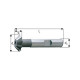 Fraise conique, forme D, 45°, Ø d1 - js16 : 22,0 mm, Long. totale l1 67 mm, Hauteur de coupe b - js 14 6,0 mm, Ø queue d2 - h6 : 12 mm, Dents : 8