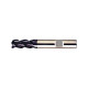 Fraise longue, 3 dents, 45°, en carbure monobloc, recouverte de TiAIN, Ø d1 - h10 : 4,0 mm, Long. totale l1 57 mm, Long. coupe l2 8 mm