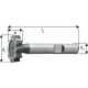 Fraise pour rainures en T - une taille, Ø x Larg. : d1h 11 x b e8 : 25,5 x 5,0 mm, Long. totale l1 63 mm, pour clavette-disque 5,0 x 10 mm