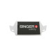 Porte badge en plastique semi-rigide pour casque Hima/Hima2 - SINGER - PBHIMA 