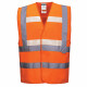 Gilet sans manche haute visibilité triple technologies portwest glowtex - Couleur et taille au choix