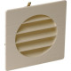 Grille de ventilation extérieures coloris sable ø 160 mm - spéciale façade - getm pour tubes pvc et gaines 
