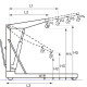 Grue d'atelier STOCKMAN manuelle encadrante 1000- SA1000 