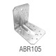 Equerre renforcée (105, 70, 90) ABR - Boite de 50 - Dimensions au choix 
