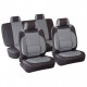 Housse de siège auto voiture gris set complet
