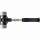 Maillet halder simplex tpe moyen avec boîtier en fonte malléable renforcée et manche en fibre de verre - d=80 mm - 3703.080
