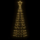 Arbre de Noël lumineux avec piquets 220 LED - Couleur d'éclairage et hauteur au choix Blanc chaud