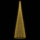 Arbre de Noël lumineux sur mât de drapeau 3000 LED - Couleur d'éclairage et hauteur au choix Blanc chaud