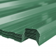 vidaXL Panneau de toiture en métal vert 12 pcs 129 x 45 cm 