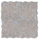 vidaXL Carreaux Mosaique en pierre Marbre Doré 0,9 m2 