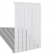 Porte-serviette 542mm + Radiateur panneau blanc x 900mm 