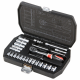 YATO Kit de douilles 25 pièces en métal noir YT-1446