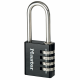 Master lock cadenas à combinaison aluminium noir 40 mm 7640eurdblklh