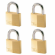 Master lock cadenas 4 pcs laiton massif 40 mm 140eurqnop