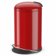 Hailo poubelle à pédale topdesign taille m 13 l rouge 0516-530