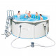 Bestway piscine "jersey" ronde gris 300 cm
