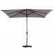 Madison parasol syros luxe 280 x cm taupe pac7p015
