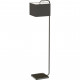 Antonio miro lampadaire cube noir chrome