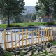 Vidaxl portillon double pour clôture bois de noisetier 300 x 100 cm