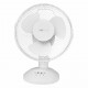 Clatronic ventilateur de bureau vl 3601 23 cm 30 w blanc