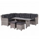 Garden impressions mobilier de jardin 20 pcs blue bird gris 07520gt
